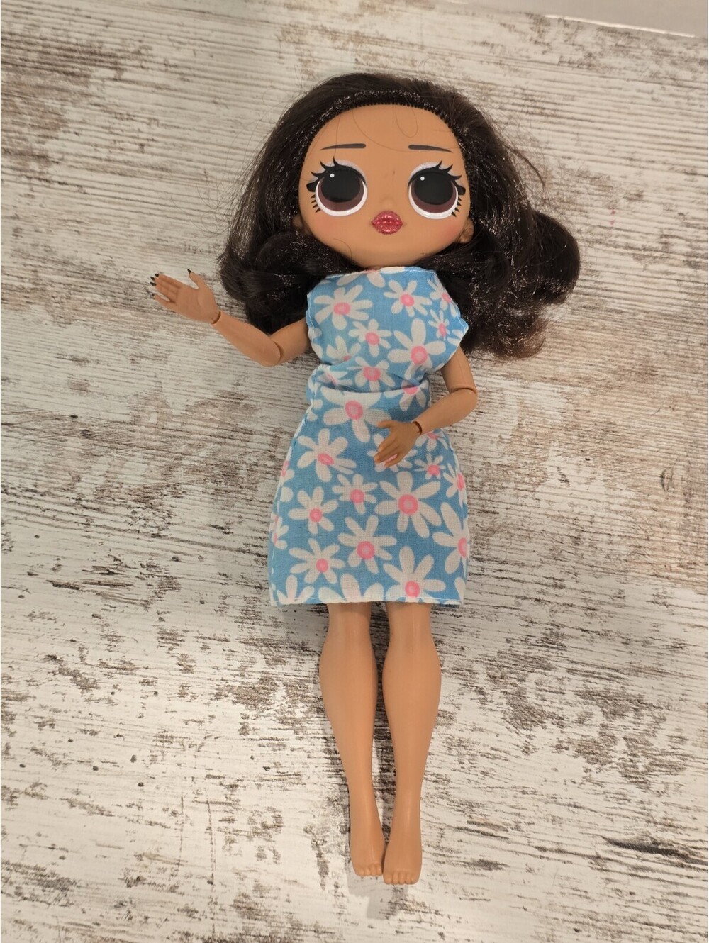 OMG 2019 Doll with Brown Hair and A Floral Sundress Outfit